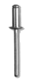 Nit aluminiowy, standard, łeb płaski DIN 7337